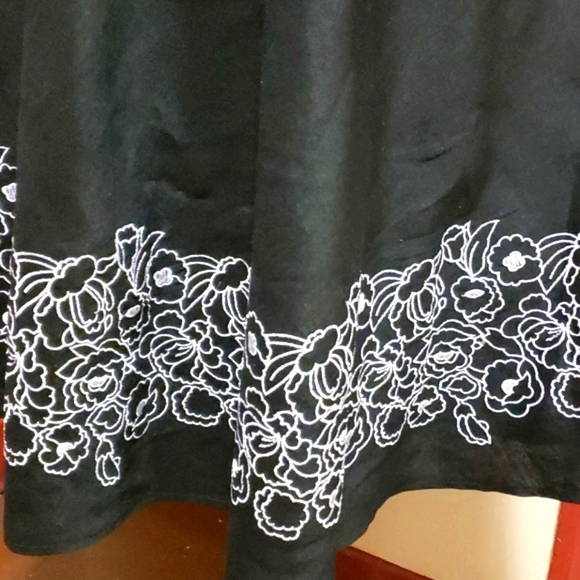 Ann Taylor LOFT MIDI Navy-blue Dress Size10P - Picture 10 of 15